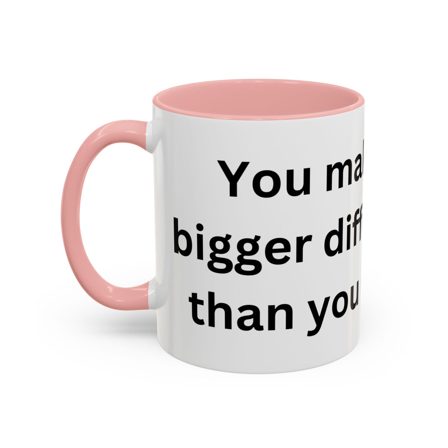 Bee Kind - You make a bigger difference than you realize - Accent Coffee Mug (11, 15oz)