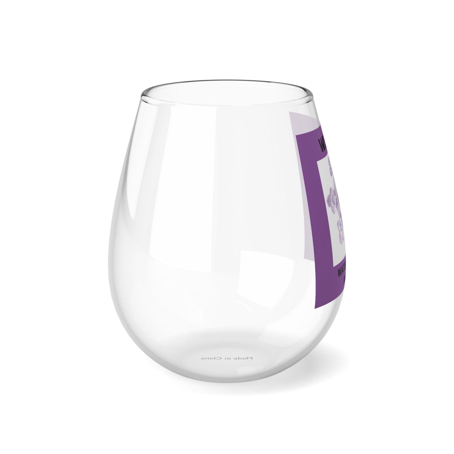 WISDOM STEMLESS WINE GLASS - 11.75oz